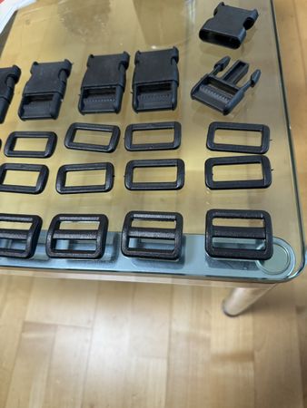 Steckschnallen Set 3 cm breit
