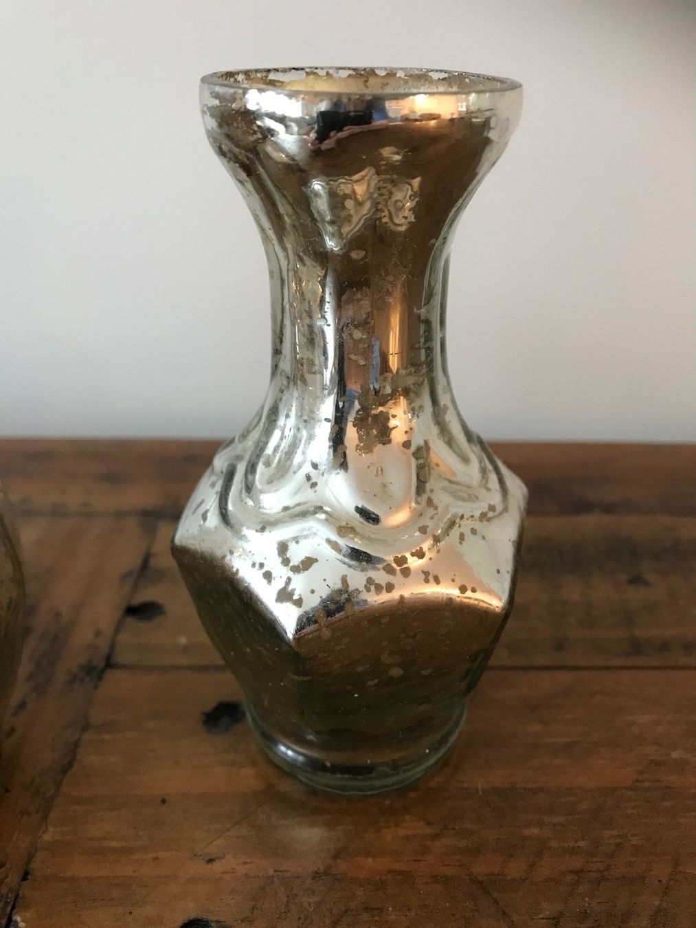 Vasi & Recipienti: 3 Vasen Glas silbrig – Usato da Rapperswil SG venduto da cosiba01 3