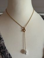 Purelei Goldkette & Perlenohrhänger