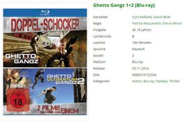 Ghetto Gangz 1+2 (Blu-ray)