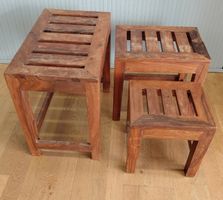 Beistelltisch 3er Set aus NaturHolz Massiv 《Art;2465》