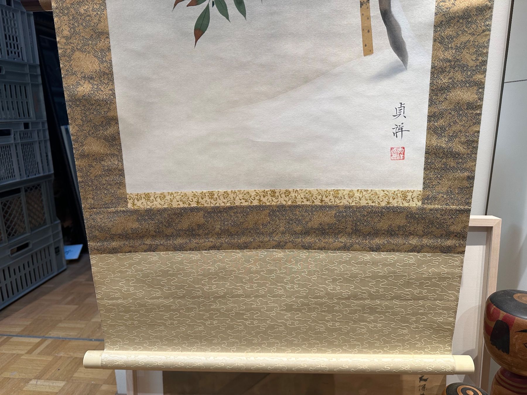 Poster & Bilder: Rollbild Japan Kakejiku „Suzume" – Neu (gemäss Beschreibung) aus Bern von mbtiti 4