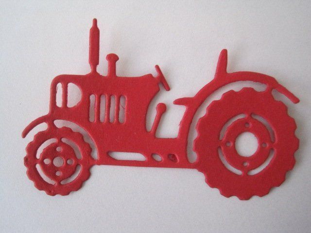 Carta: Stanz-Papier Motiv Traktor rot – Nuovo e nell'imballaggio originale da Schachen LU venduto da moepsli5