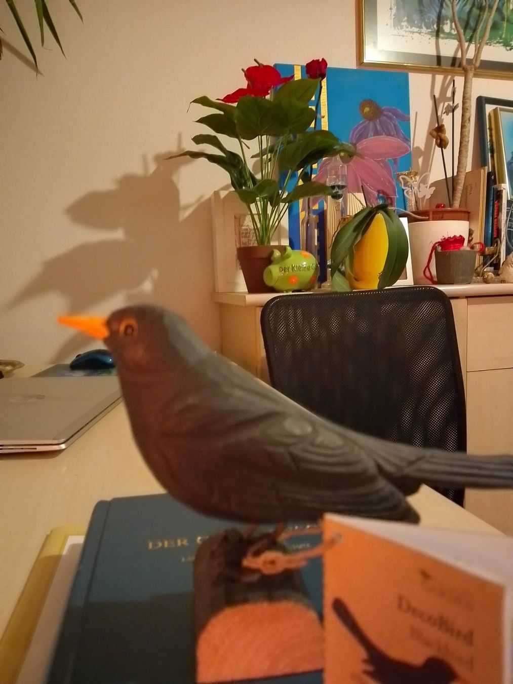 Statuette: Amsel holzgeschnitzt – Nuovo (secondo la descrizione) da Weinfelden venduto da PaterPio1968