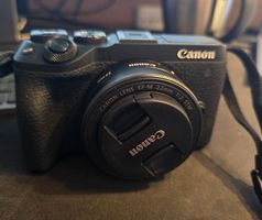 Canon M6 Mark II + 22mm + 15-45mm + case