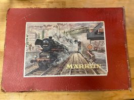 Märklin Eisenbahn Set, 3 Personenwagen, 1 Lok, 5 Güterwagen