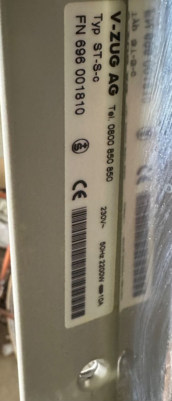 Elettrodomestici da cucina: V-Zug Steam S Backofen – Usato da Biel/Bienne venduto da kra_s8rv 6