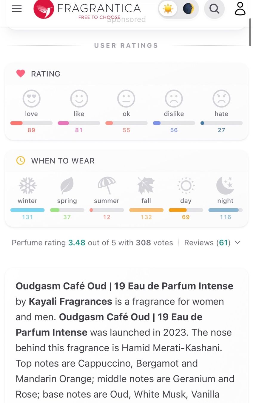 Kayali Parfum & Eau de Toilette: KAYALI OUDGASM CAFÉ OUD | 19 EDP Duftprobe - 2 ml – Gebraucht aus Zürich von deruja 6