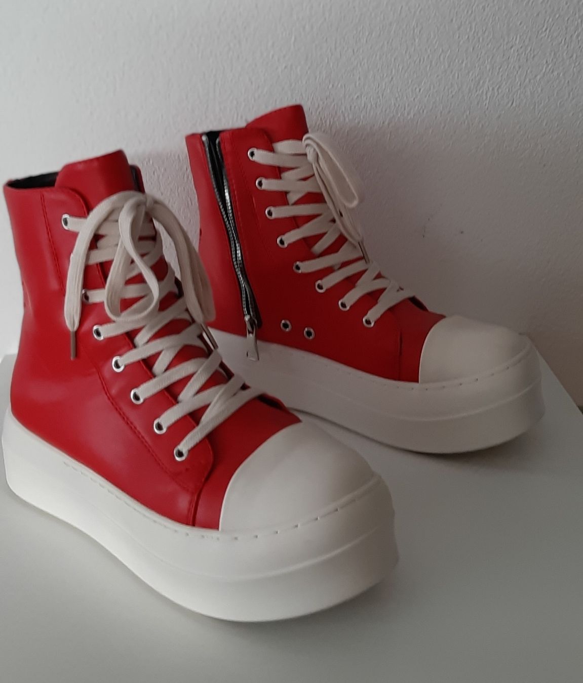 Scarpe da donna: Rote  Plateau Sneaker Gr. 40 – Nuovo (secondo la descrizione) da Uster venduto da kgw78 6