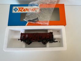 Roco DB offener Güterwagen Om 21 mit Schlusslicht, Ep. III
