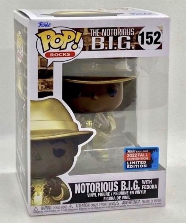 Funko Pop! Notorious B.I.G. W. Fedora #152, NYCC Exclusive (Neu und ...