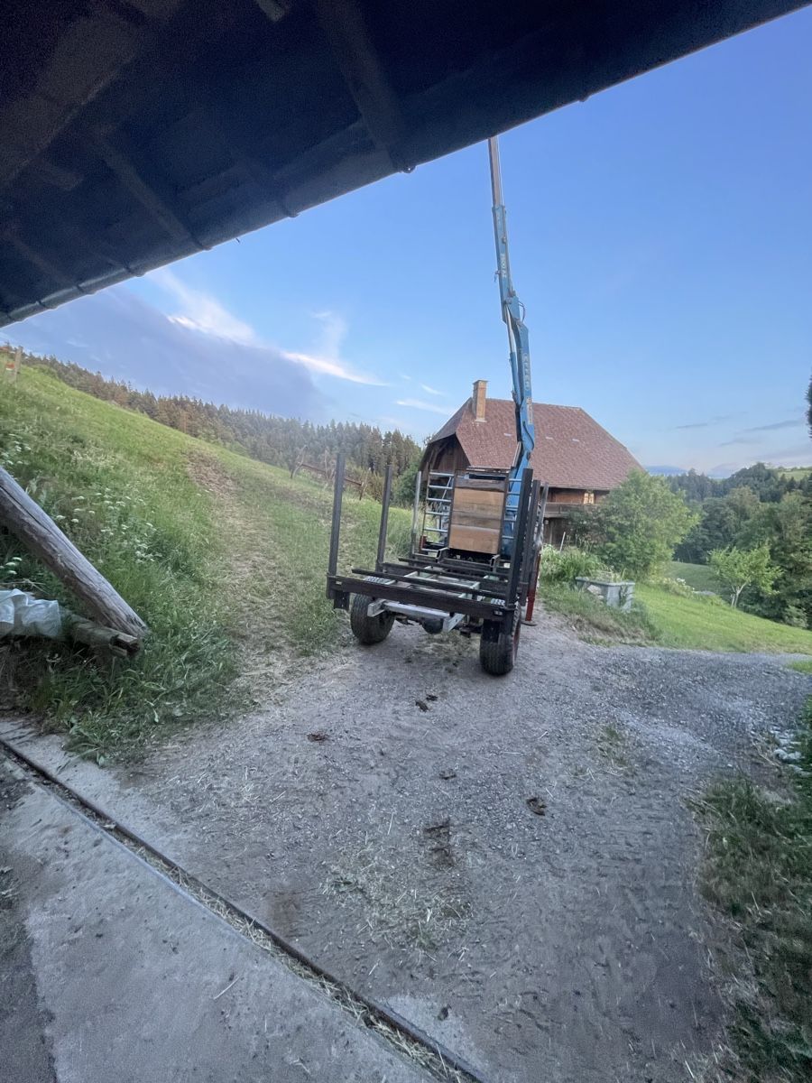 Rimorchi: Forstkranaufbau, für forst Anhänger, oder transporter – Usato da Heimisbach venduto da RB3453 9