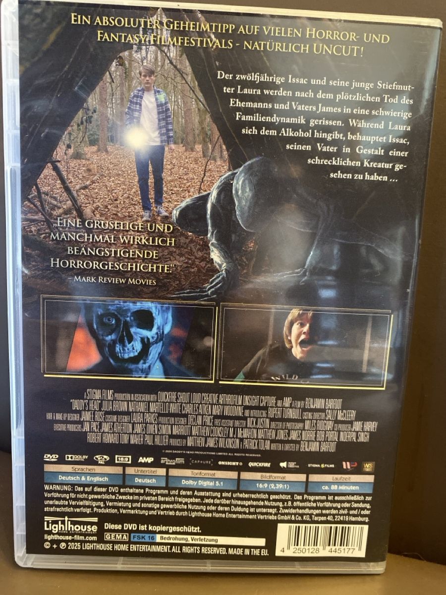 Alle DVDs: Daddy's Head (2024) – Gebraucht aus Burg AG von Lobo016 1