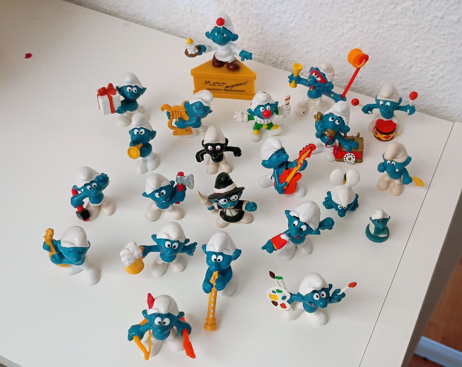 Statuette: Sammlung Schlümpfe Schlumpf Figuren Retro – Usato da Berg TG venduto da kboettner77 2