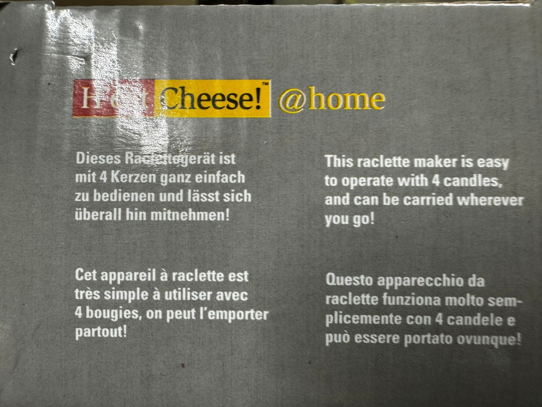 Elettrodomestici da cucina: Raclette Öfeli mit Rechauds – Usato da Egg b. Zürich venduto da Brocki_Insel_Egg 3