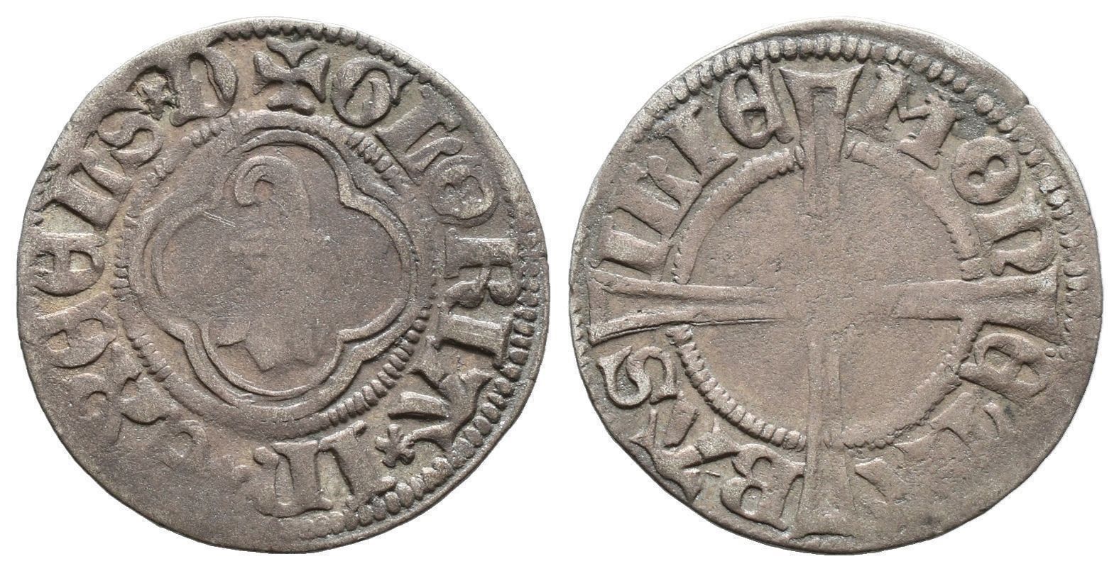 Tutti le monete: Basel Doppelvierer 15.Jh. 2-54a  /3288 – Usato da Trimbach venduto da Solothurn1