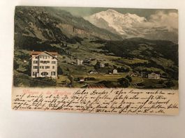 Ansichtskarte Wengen Jungfrau 1907
