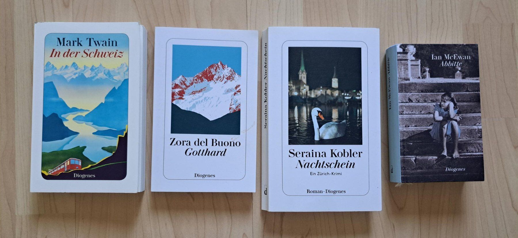 Libri: 4x Romane, Bücherpaket, Diogenes (3xCH) – Usato da Basel venduto da Patiscat