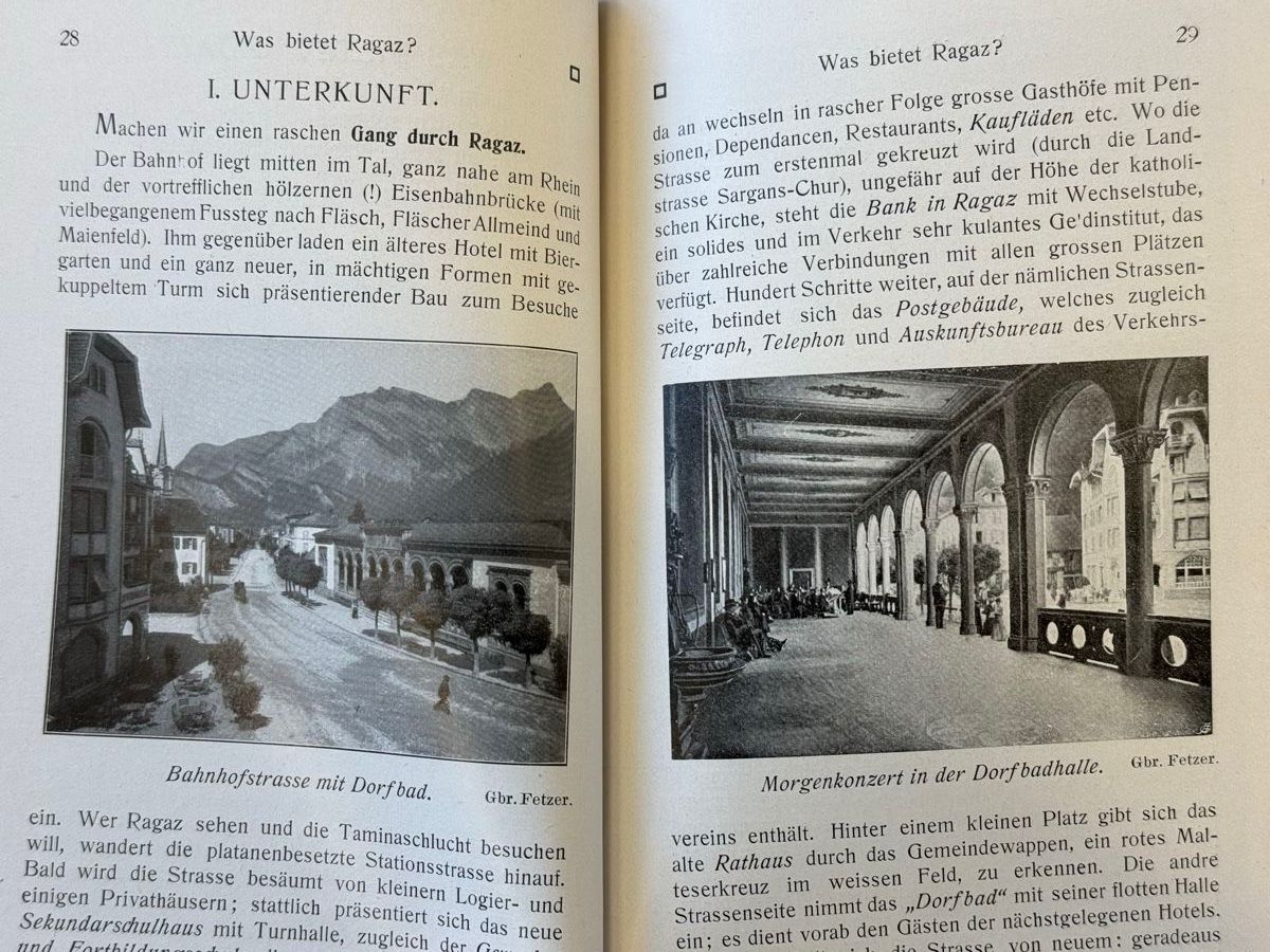 Libri: Die Thermalbäder von Ragaz-Pfäfers. 1912 – Usato da Adliswil venduto da buch_und_kunst 3