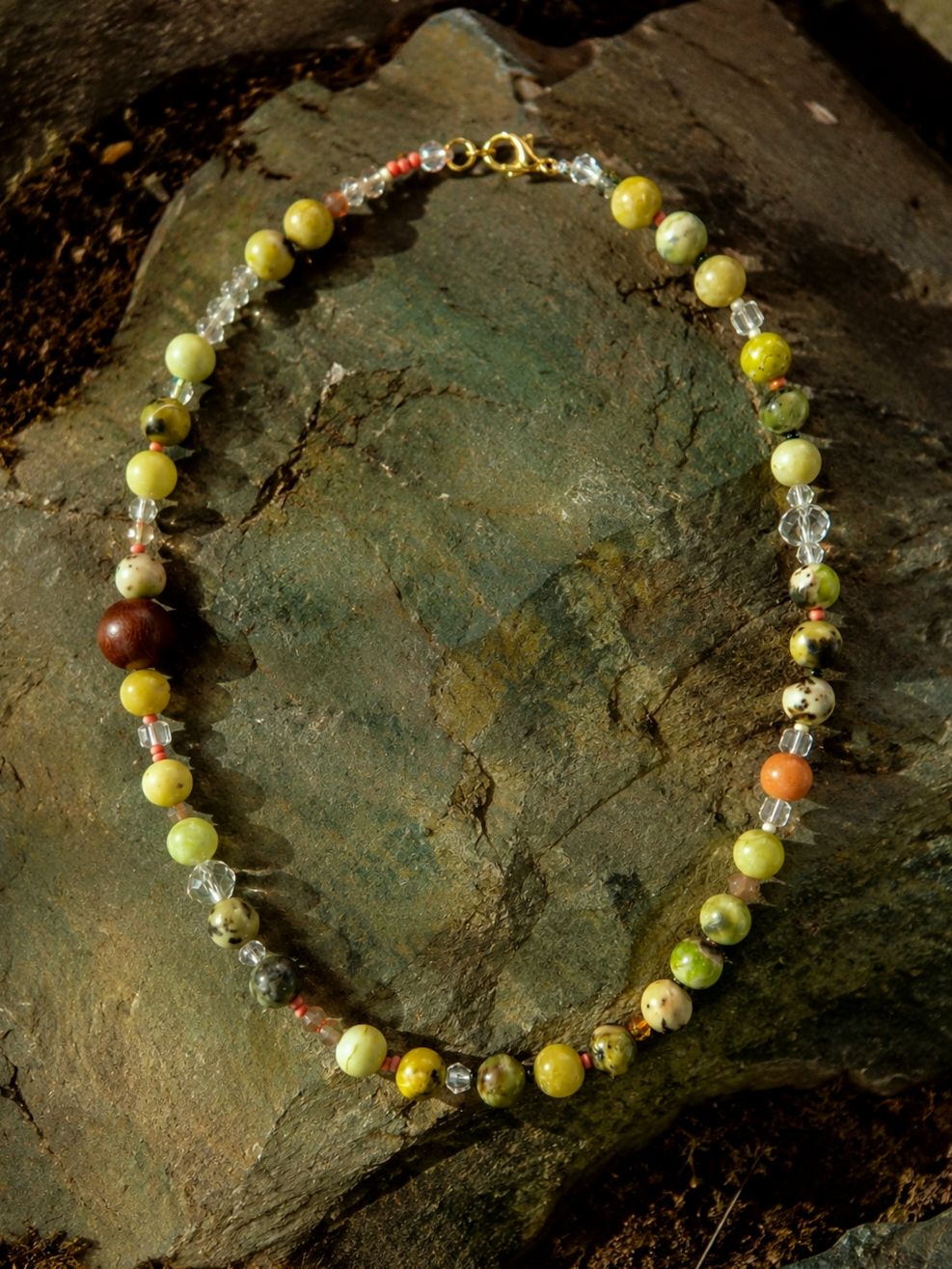Catenine: Handcrafted necklace (Chrysoprase) – Nuovo e nell'imballaggio originale da Interlaken venduto da NataliiaS