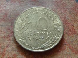 FRANCE  10 Centimes  1985  (P)