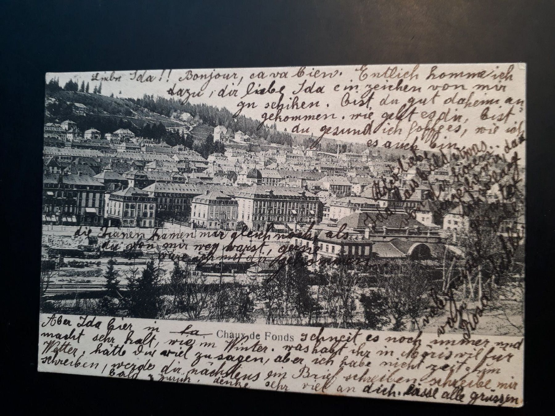 Ansichtskarten: AK La Chaux-de-Fonds, 1907 – Gebraucht aus Herzogenbuchsee von Herkules9