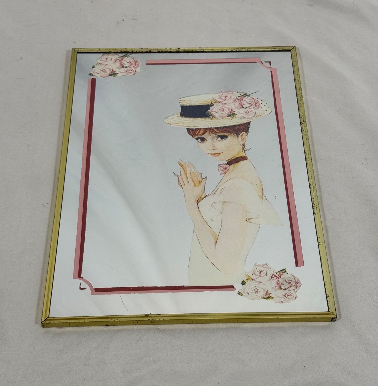 Specchi: Miroir Vintage "Élégante" - Années 70 – Usato da Tramelan venduto da lolopat