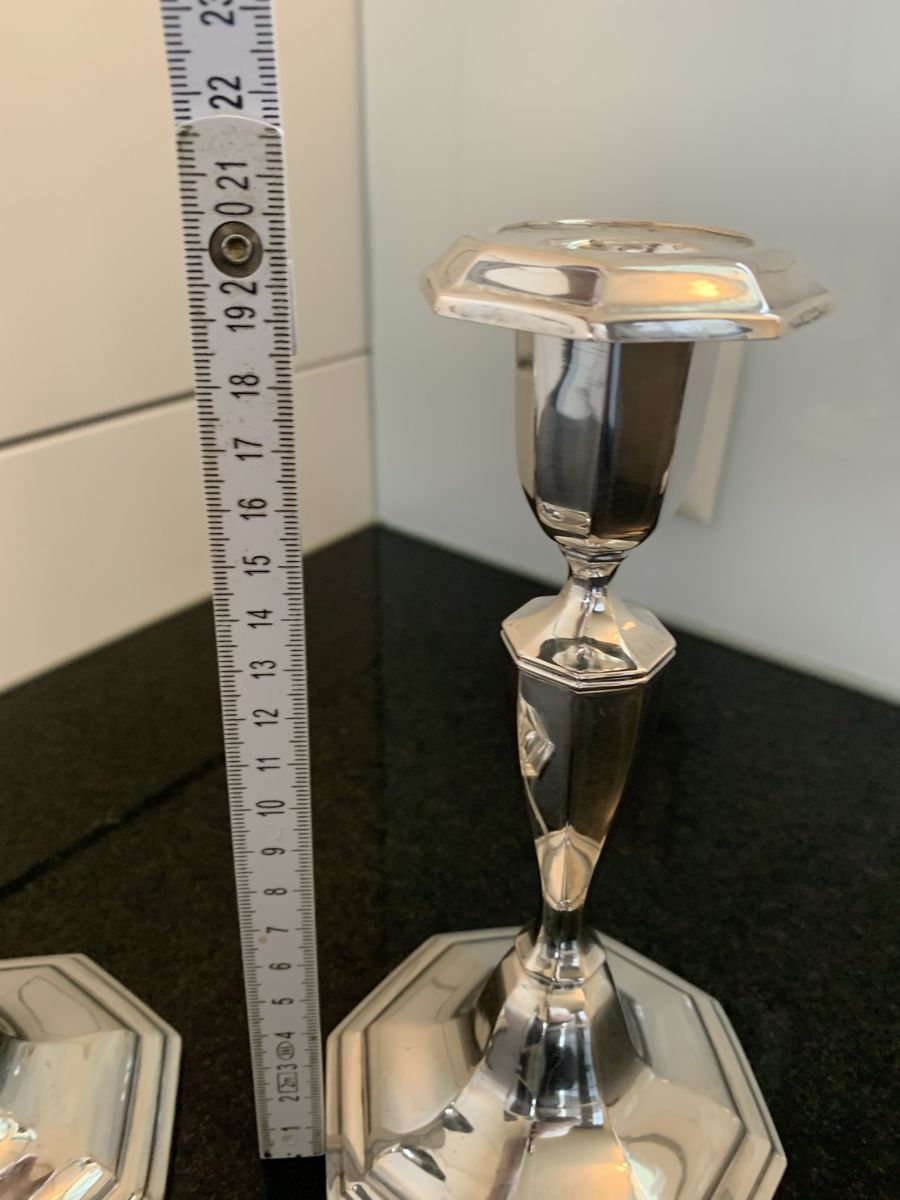 Portacandele: Kerzenständer 800 Silber – Usato da Zollikofen venduto da ausmisten_at_home 3