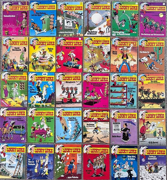 Fumetti: Lucky Luke (verschiedene) – Usato da Zürich venduto da Zebiglebowski 2