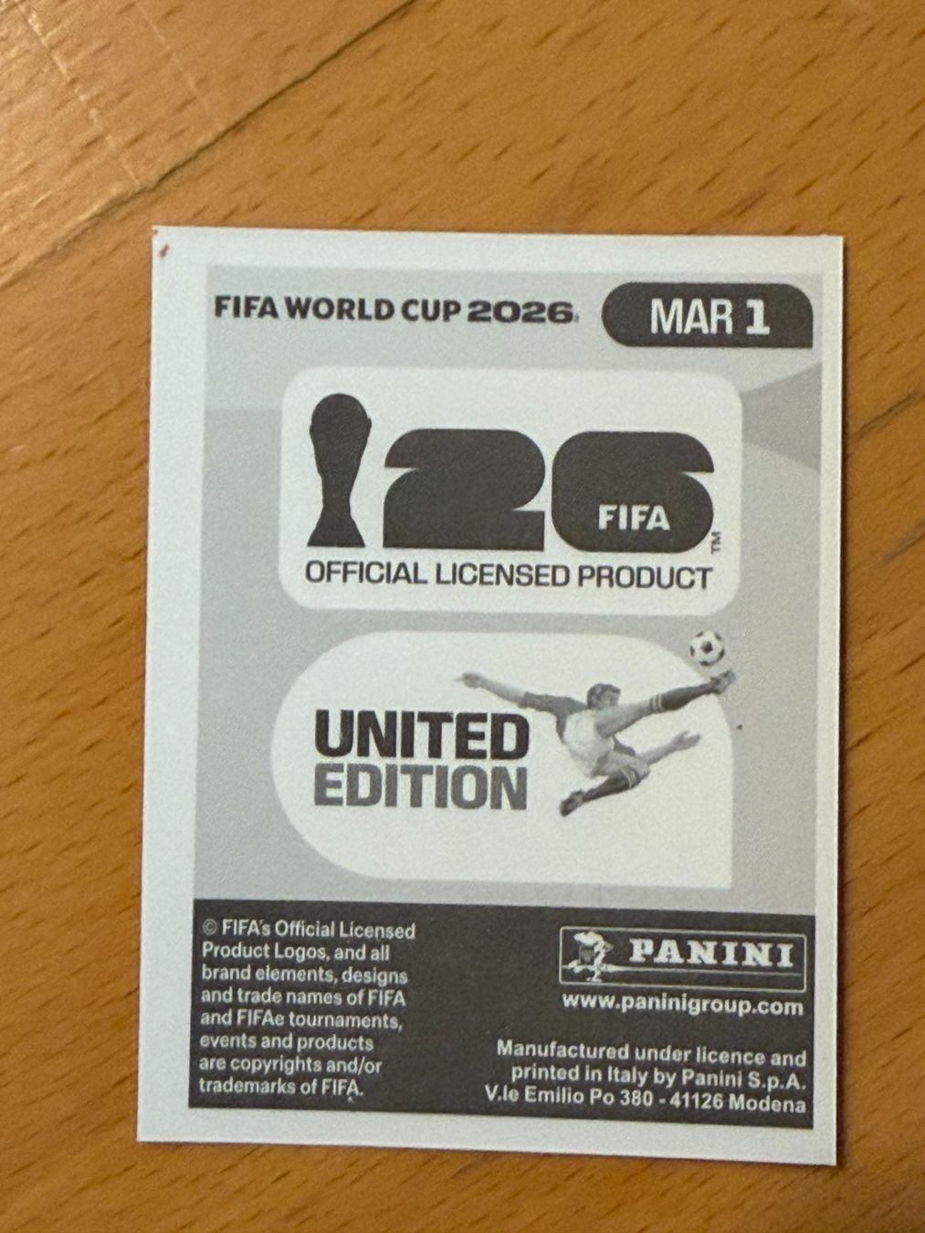 Panini Carte collezionabili: FIFA World Cup 2026 Sticker Marokko MAR 1 – Nuovo (secondo la descrizione) da Riehen venduto da Tomson81 1