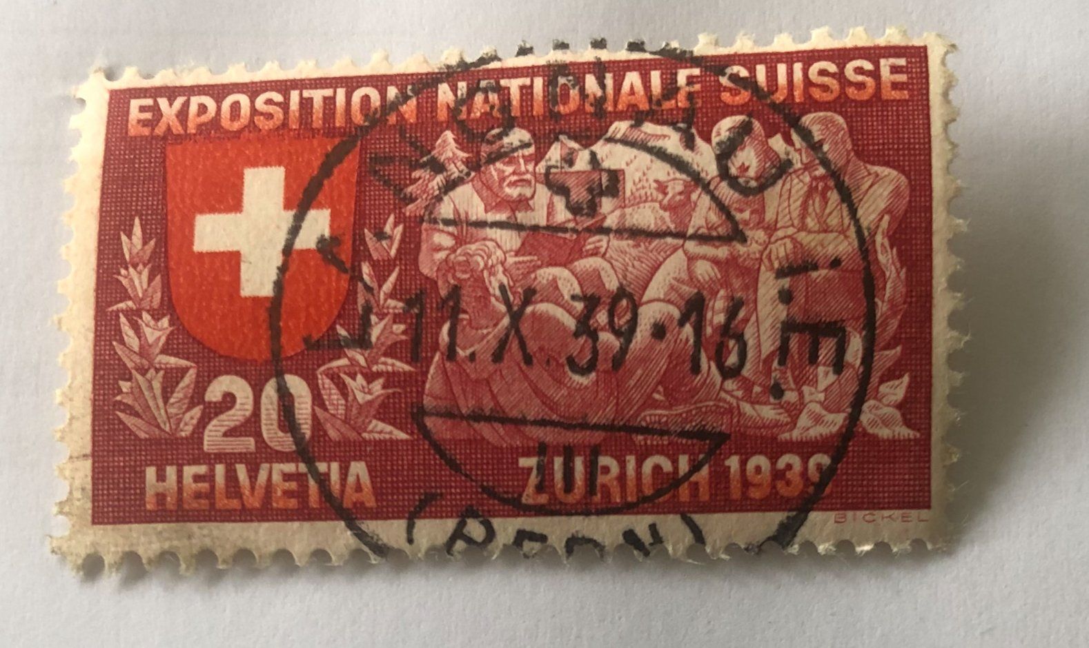 Alle Briefmarken: Nr.220 mit Stempel     – Gebraucht aus Aarau von Billa007
