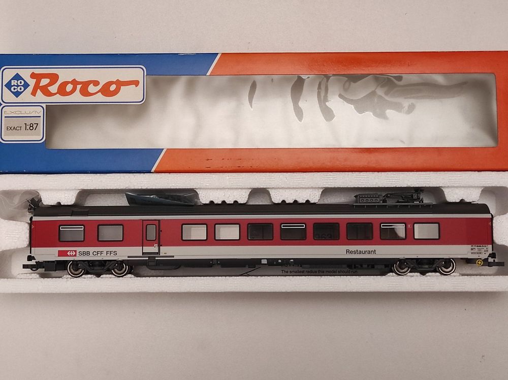 Speisewagen EW IV WR Rot Weiss Der SBB Von Roco H0 Kaufen Auf Ricardo