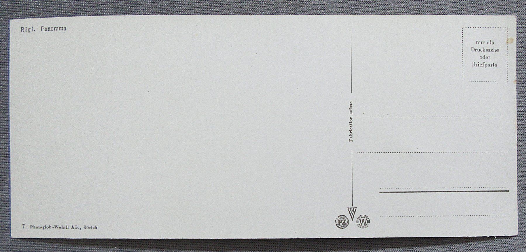 Cartoline postali: alte Ansichtskarte Rigi Panorama - ab CHF 2.00 – Usato da Auenstein venduto da Padabimbim 3
