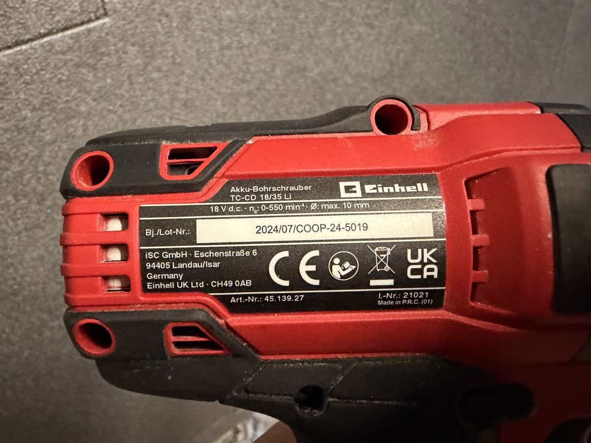Einhell Bohrmaschinen: Einhell Akku-Bohrschrauber  – Gebraucht aus Kleindöttingen von Sabey 1