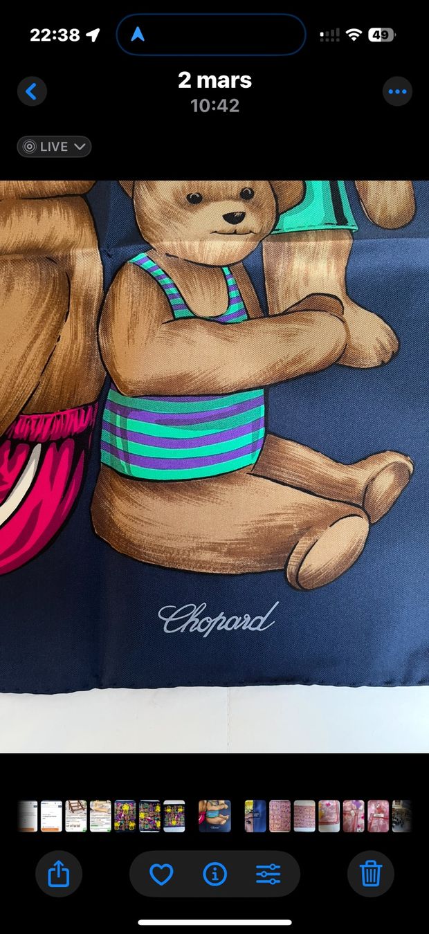 Chopard Foulard & Sciarpe: Foulards Chopard neufs – Nuovo e nell'imballaggio originale da Goumoens-la-Ville venduto da SandieF 5