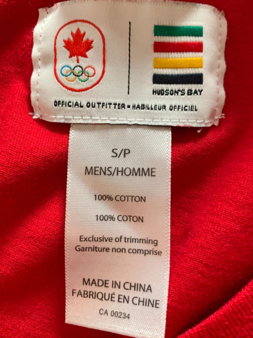 T-Shirts: Olympic T'Shirt Kanada, Gr. S, Rot – Gebraucht aus Worb von farben20zauber 4