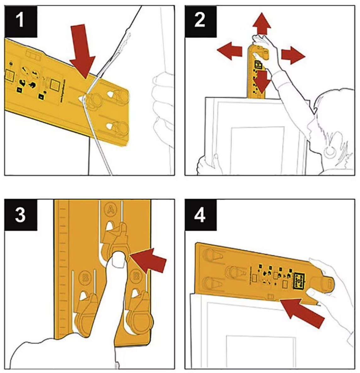 Foto & Immagini: Hang & Level, Aufhängen von Bildern einfach, Fabrikneu – Usato da Unterengstringen venduto da Tnovus 3