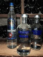 Lot de 3 vodka ouvertes