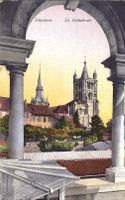 Alte Ansichtskarte Lausanne, La Cathédrale, Top Zustand