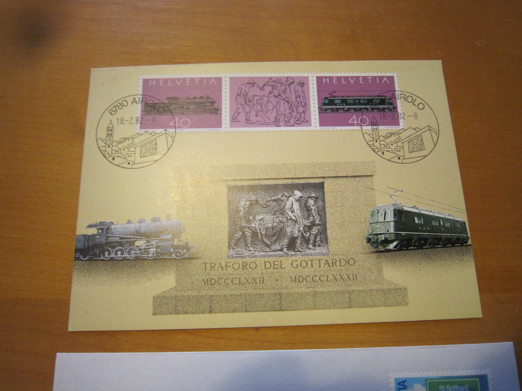 Alle Briefmarken: 1982 / 1980 AIROLO  schöne Belege – Gebraucht aus Gordola von Polentaefung 1