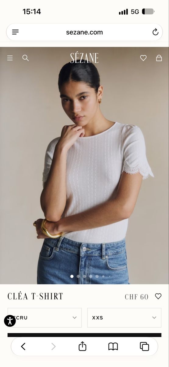 Sezane T-shirt: Sézane T-Shirt – Usato da Aarau Rohr venduto da ash_m7hq 4