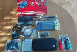MÉGA PACK Nintendo Switch V2 (2022) | Boîte d’origine
