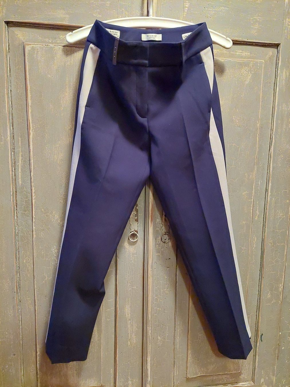 Peserico Pantaloni: Peserico . P04702 blau 34 – Nuovo e nell'imballaggio originale da Besenbüren venduto da teluride89