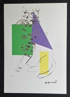 Andy Warhol - Cat -  1954 35 x 50 cm