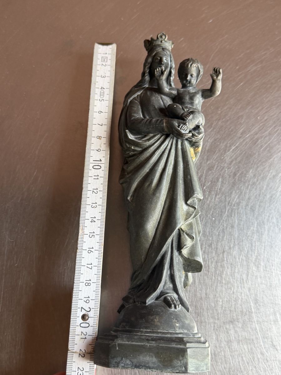 Sculture & Statue: Figur Skulptur Madonna mit Kind Bronze – Usato da Deitingen venduto da Himhip 3
