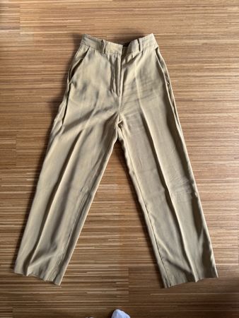 Zara trousers, beige, XS