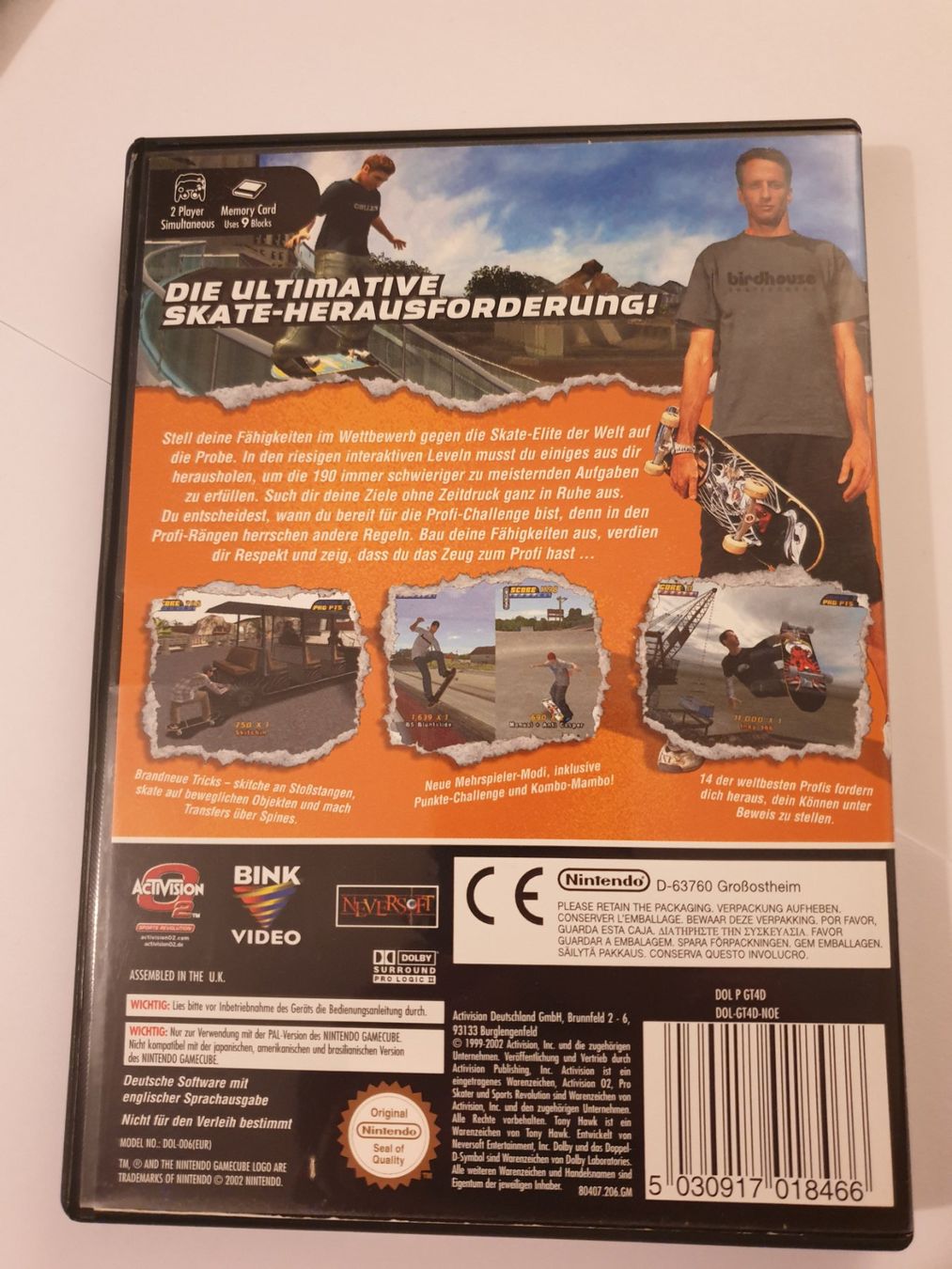 Spiele: Tony Hawk's Pro Skater 4 / Nintendo Gamecube – Gebraucht aus Rain von Rou_z26r 1