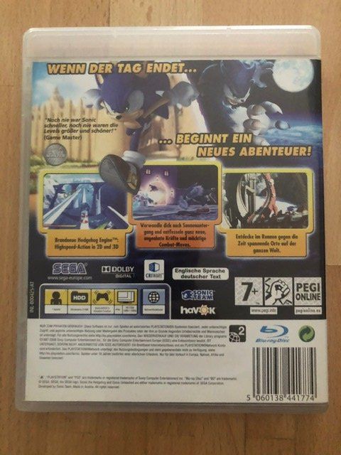 Jeux: Sonic Unleashed - PS 3 – D'occasion à Nussbaumen AG par Pika-Shop 1