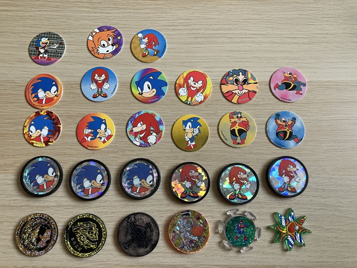 Spielzeuge: Lot de Pogs Sonic the Hedgehog – Gebraucht aus Lausanne von Pingouin14