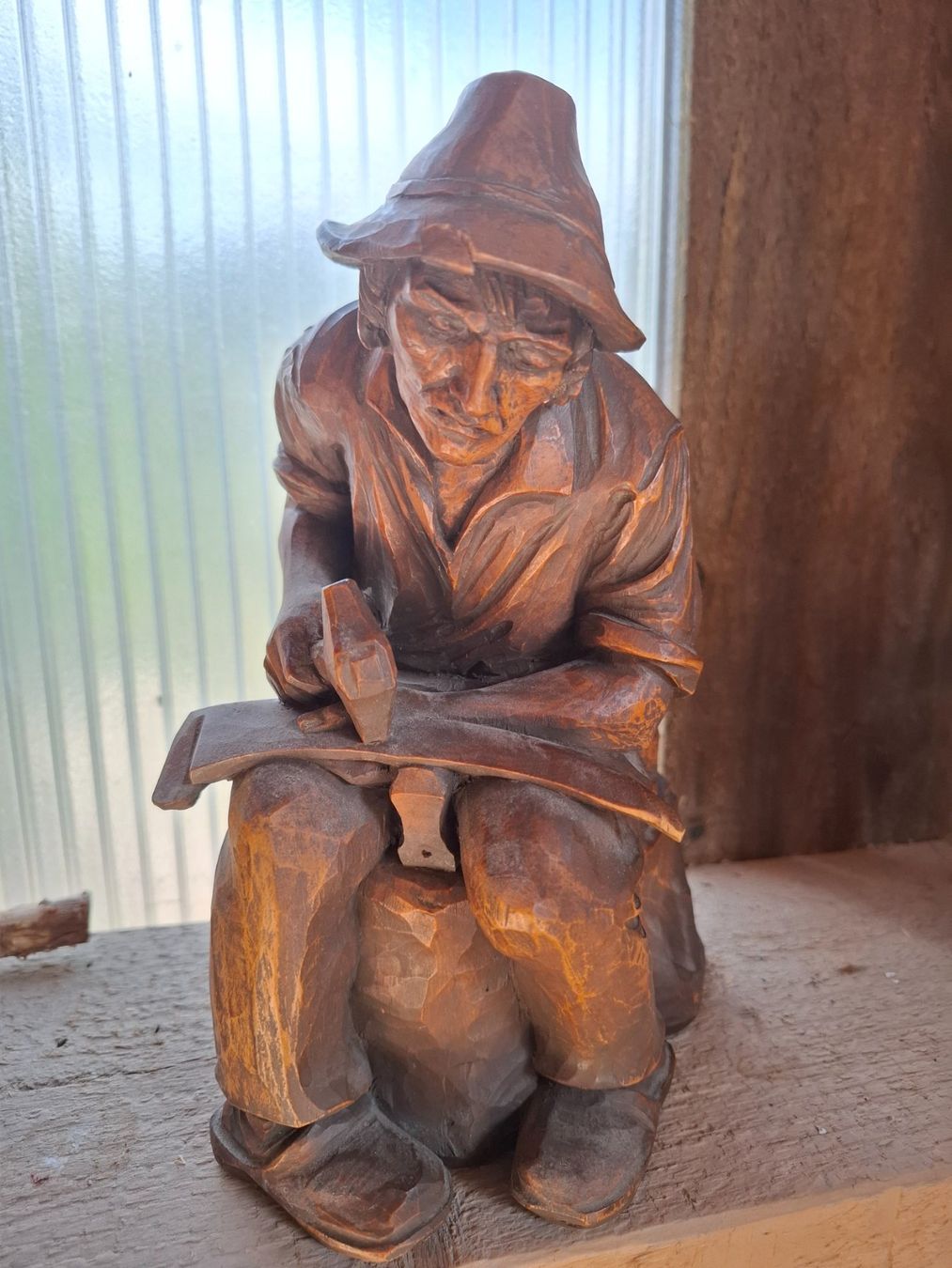 Sculture & Statue: Bauer bei Sägässä dängelen – Usato da Steg im Tösstal venduto da LARO14